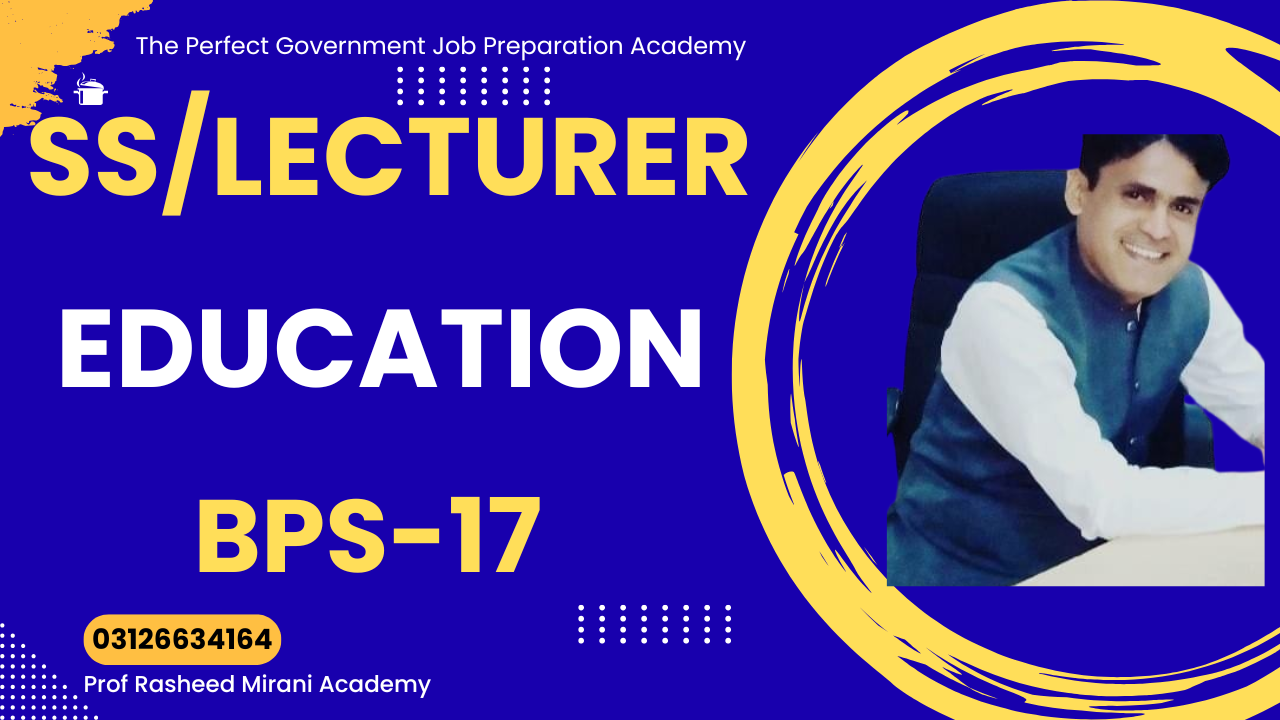 Subject Specialists/LECTURER BPS-17 Education
